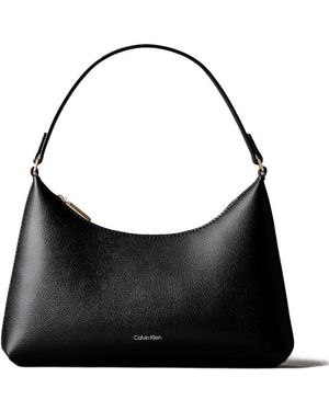 Calvin Klein Piccola Borsa A Tracolla Con Logo - Nero