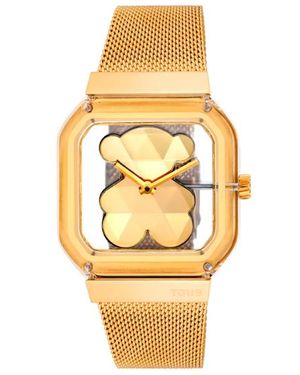 Tous Orologio Analogico D-Bear Party Con Bracciale - Metallizzato