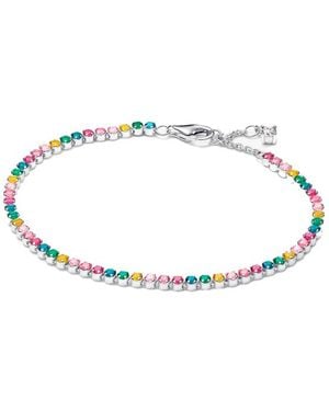 PANDORA Bracciale Tennis Arcobaleno 593927C03 - Multicolore
