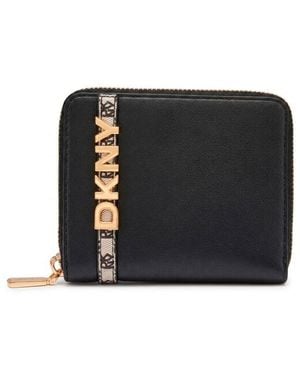 DKNY Sm Zip Around Geldbörse - Schwarz