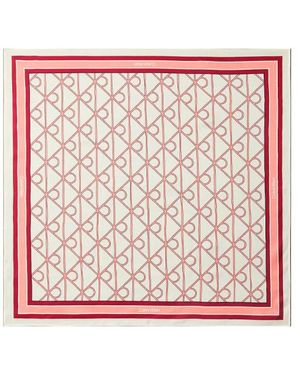 Calvin Klein Bandana Quadrata Con Logo Iconico - Rosso