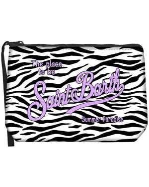 MC2 Saint Barth Borsa Da Toilette Zebra Alin001 - Nero