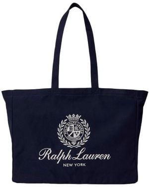 Ralph Lauren Tragetasche Mit Klassischem Logo - Blau