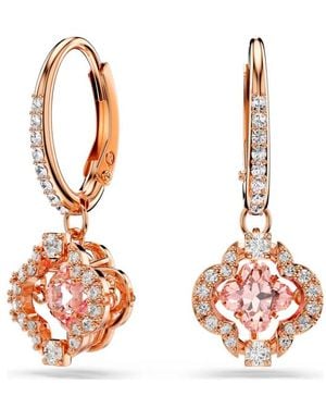 Swarovski Ohrringe Mit Kleeblatt - Mettallic