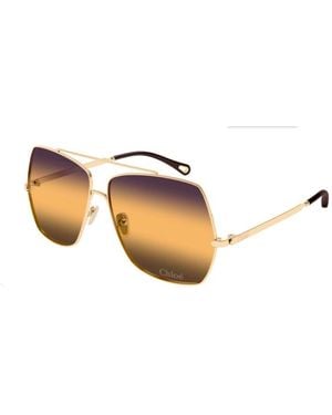 Chloé Occhiali Da Sole Ch0278S - Marrone