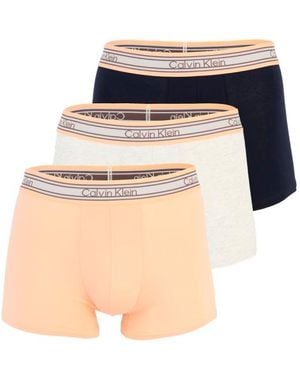Calvin Klein Pack De 3 Bóxers Cortos - Blu