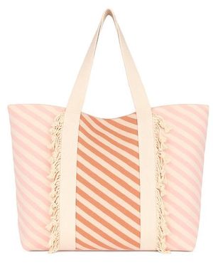Kbas Strandtasche Aus Canvas - Pink