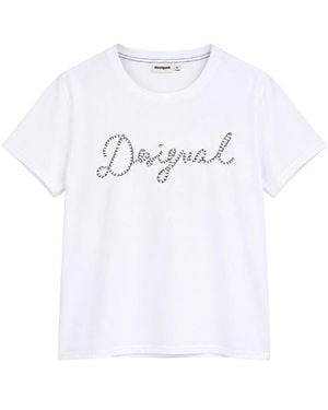 Desigual T-Shirts, Tops Und Polos - Weiß
