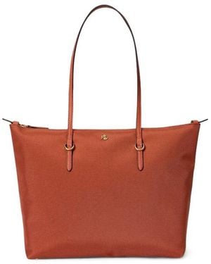 Ralph Lauren Keaton Mittlere Tasche - Rot