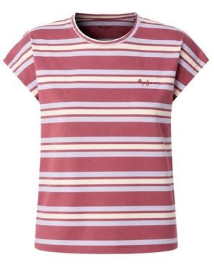 Pepe Jeans T-Shirts, Tops Und Polos - Pink