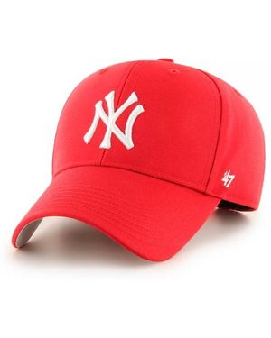 '47 Mlb Nyy Erhöhte Basic Mvp Cap - Rot