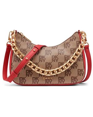 DKNY Borsa A Tracolla Jenna Demi R53E6I10 - Rosso