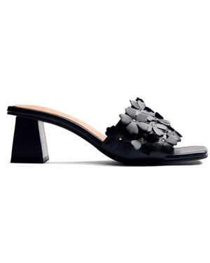 Gioseppo Sandali Muli Floreali - Nero