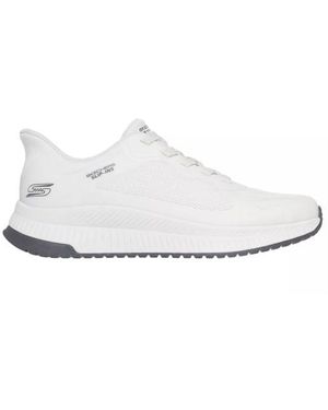 Skechers Sneakers Slip-On: Bobs Sport Squad Chaos 4 - Bianco