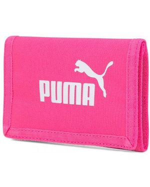 PUMA Portafoglio Tessuto Fase - Rosa