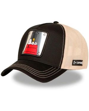 Capslab Snoopy-Mütze - Schwarz