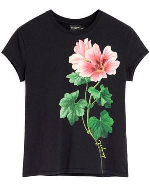 Desigual T-Shirts, Tops Und Polos - Schwarz