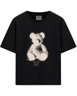 Guess T-Shirts, Tops Und Polos - Schwarz