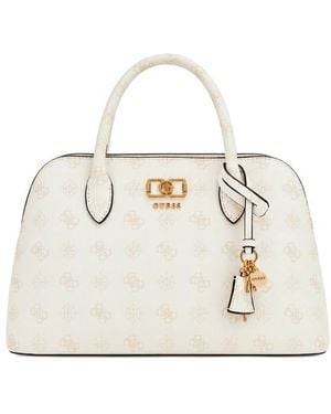 Guess Borsa A Tracolla Di Lusso Noelle Ii - Neutro