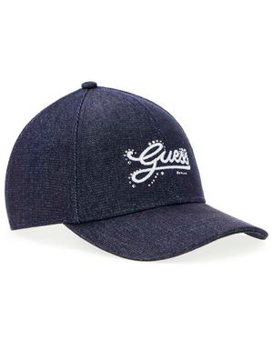 Guess Cappellino Da Baseball - Blu