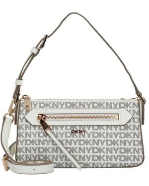 DKNY Bryant Ave Tz Demi Schultertasche - Grau