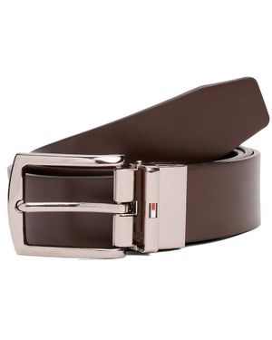 Tommy Hilfiger Cintura Reversibile - Marrone