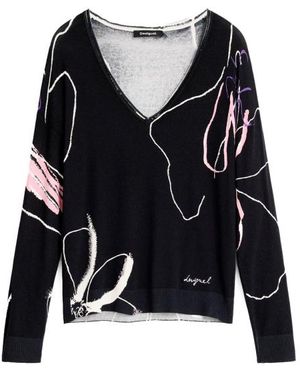 Desigual Strickjacken Und Pullover - Schwarz