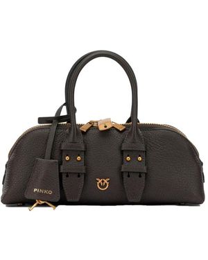 Pinko Borsa Da Bowling Orizzontale - Nero