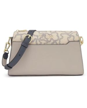 Tous Borsa A Tracolla Media Kaos Icon Color Tortora - Grigio