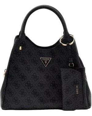 Guess Sm-Girlfrind-Tragetasche Mit Lorella-Logo - Schwarz