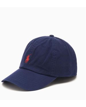 Ralph Lauren Kappe Aus Baumwollstoff - Blau
