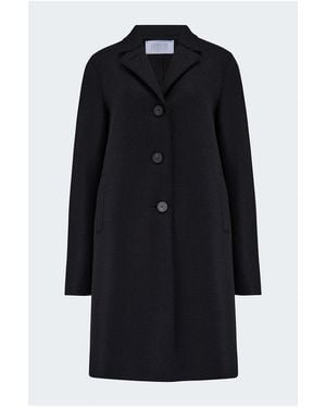 Harris Wharf London Boxy Coat - Black