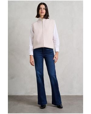 PAIGE Leenah Wide Jean - Blue