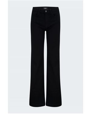 PAIGE Leenah Wide Jean - Black