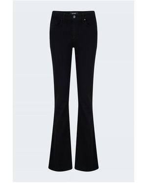 PAIGE High Rise Laurel Canyon Bootcut Jean - Black
