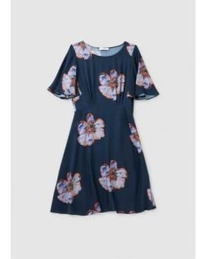 Paul Smith Floral Print Mini Dress - Blue