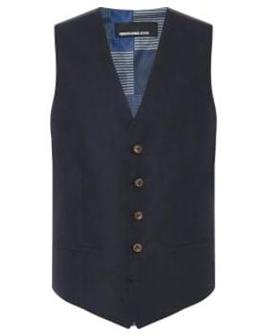 Remus Uomo Leo Suit Waistcoat - Blu