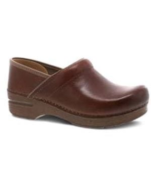 Dansko Professional Full Grain Saddle - Brown