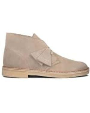 Clarks Shoes Desert Boot Sand Suede 37 - Natural