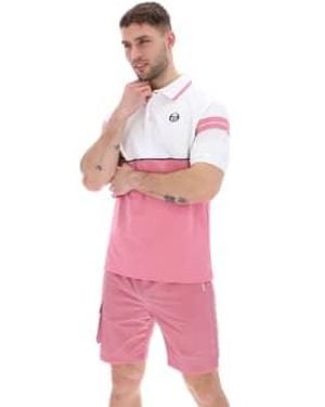 Sergio Tacchini Mens Cambio Polo Shirt - Rosa