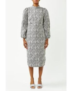 SELECTED Macie Midi Dress Multi / 40 - Gray