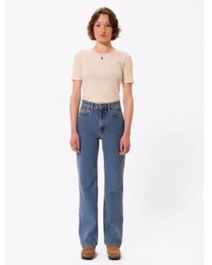 Nudie Jeans Jean Eileen Propre - Bleu