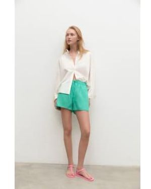 Ecoalf Piave Shorts Peppermint Xs - White