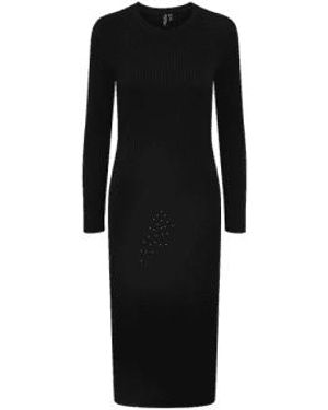 Pieces Pckylie Midi Dress Xs - Black