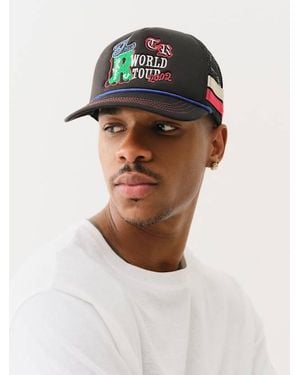 True Religion Embroidered Logo Trucker Hat - Multicolor
