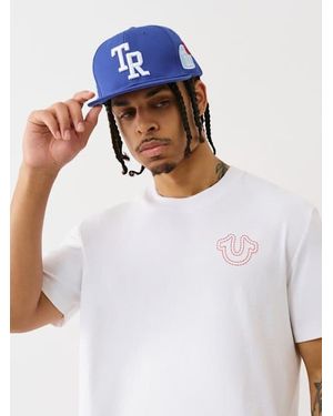 True Religion Tr Patch Trucker Hat - Blue