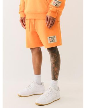 True Religion Vintage Sweat Short - Orange