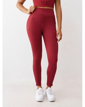 TRUE RELIGION Truly Snatched Legging - Red