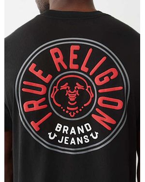 TRUE RELIGION Buddha Coin T-shirt - Black