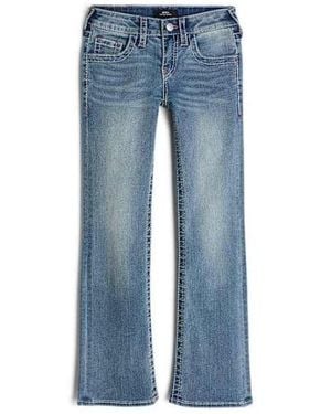 TRUE RELIGION Girls Becca Big T Bootcut Jean - Blue